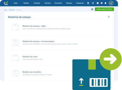 Emissão de notas fiscais