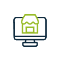 Ícone de Loja Virtual e Marketplaces