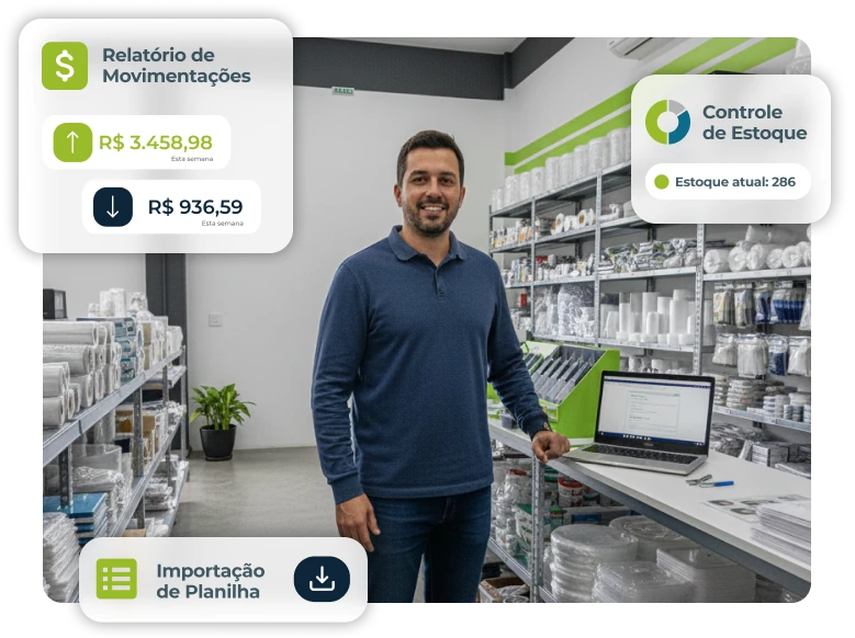 loja de embalagens