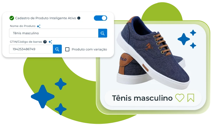 cadastro de produto inteligente