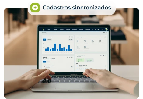 cadastros sincronizados