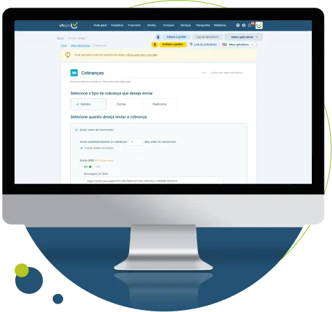 Sistema ERP para serviços de escritório cobranças