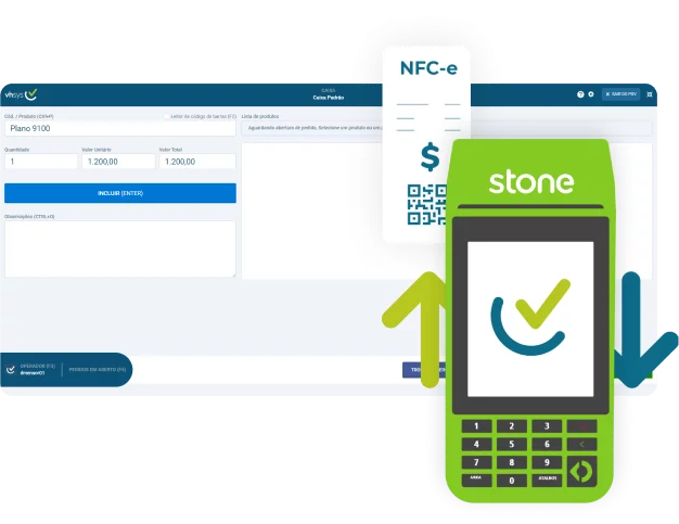 NFC-e na maquininha Stone