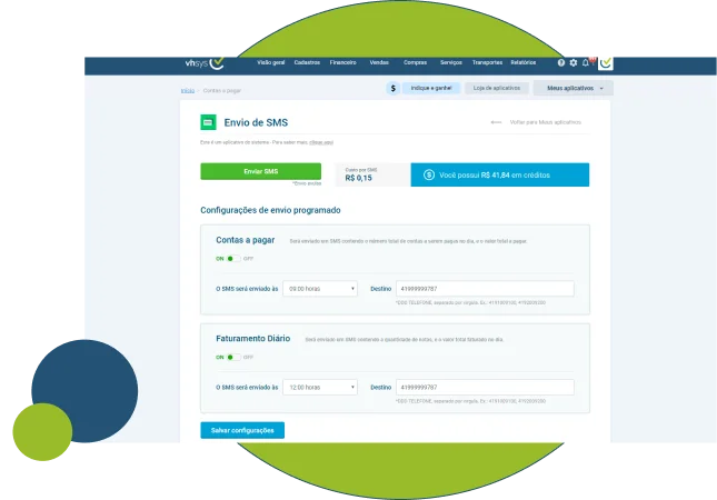 envio de sms