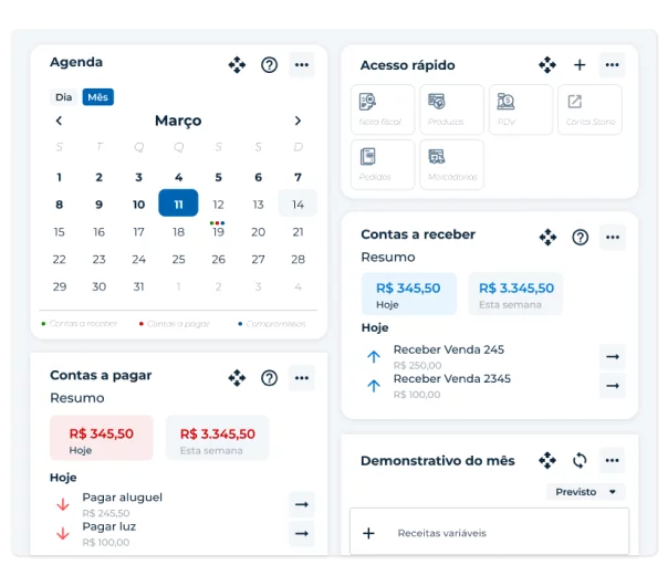tela inicial vhsys